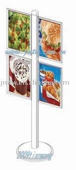 A2 4 sides aluminum poster stand