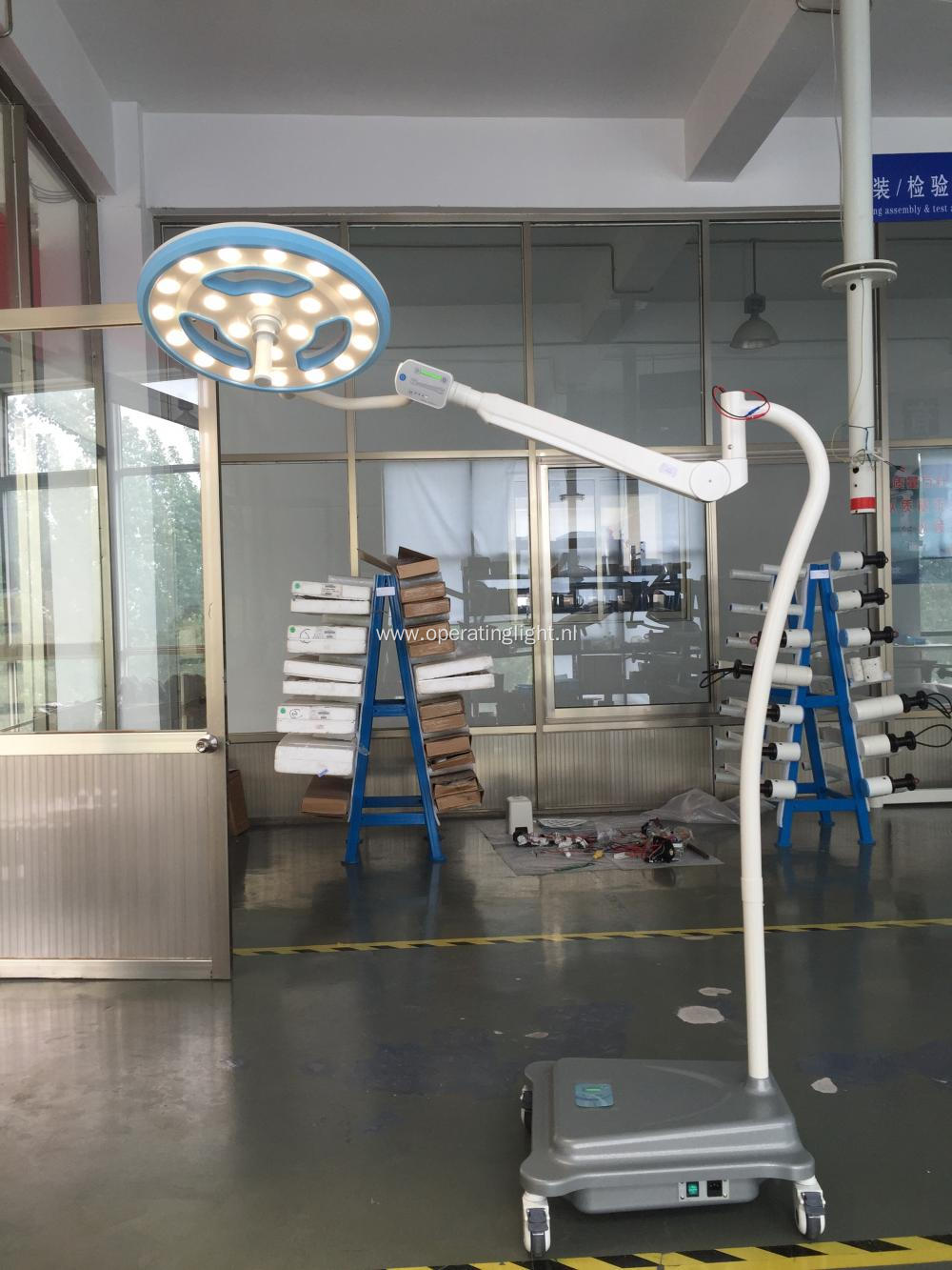 Floor type led lamp with battery