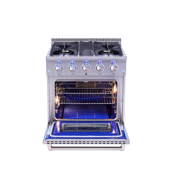 30 Inch kitchen appliances 4burners Gas Range In Stainless Steel