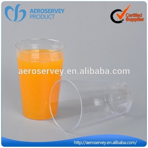 Good quality inflight transparent ps plastic cup lid