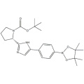 (S) -2- [5- [4- (4,4,5,5-tetrametylo-1,3,2-dioksaborolan-2-ylo) fenylo] -1H-imidazol-2-y CAS 1007882-12- 3