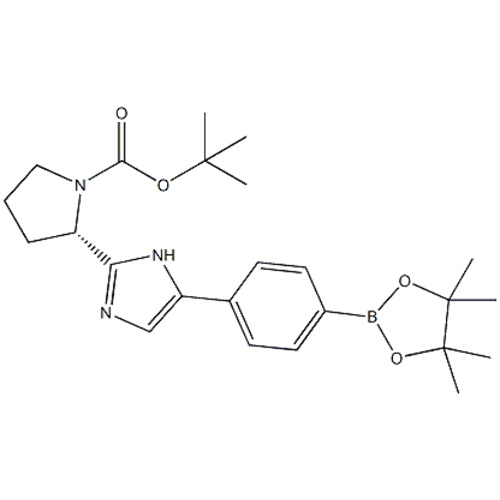 (S) -2- [5- [4- (4,4,5,5-tetrametil-1,3,2-dioxaborolan-2- il) fenil] -1H-imidazol-2-y CAS 1007882-12- 3