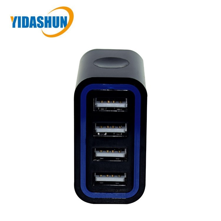 28W 4-Port usb wall charger For Smart Phones