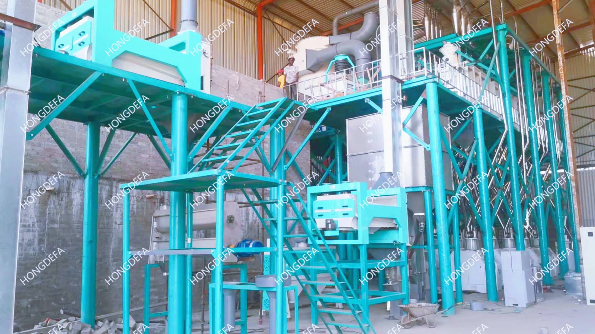 High efficient advanced 240T maize flour milling machine for Africa