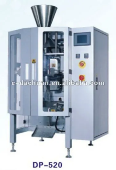 Vertical automatic packaging machine for corn