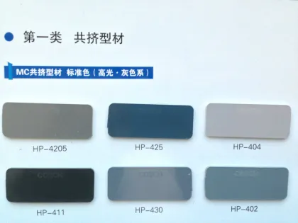 Co-extrusion Colour upvc profiles normal style