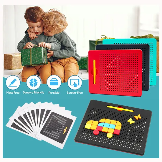 Portable Magnetic Tablet: A Fun and Interactive Writing Pad with Stylus Pen and Kids' Magnets Toy