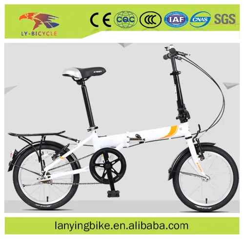 2016 Fashion China cheap foldable bike price, Manufacturer mini 14'' folding bike for women