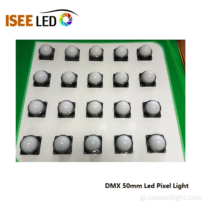 Luz de píxel LED de 50 mm DMX para a iluminación de celing