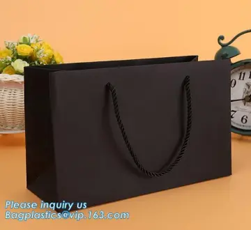 shopping Durable Reusable Merchandise Retail Bags, beautiful small paper gift bags, luxury craft gift carry shopping brown kraft