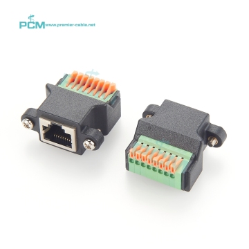 Industrial RJ45 to 8 Pole Terminal Block Panel Mounted Adapter (PCM-0588): A Comprehensive Guide and Overview