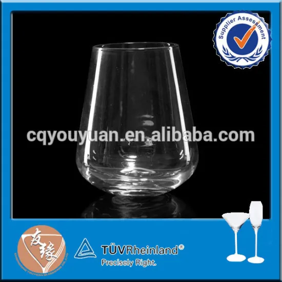 440ml clear giant wine glass without stem