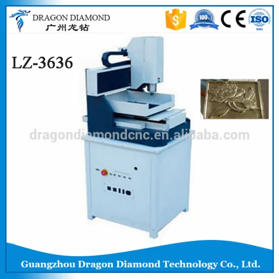 High Quality Mini metal cnc router cnc cutting machine LZ-3636 stone/brass/steel engraving machine