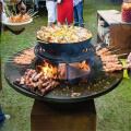 Wholesale Corten Steel barbecue grill outdoor fire pit