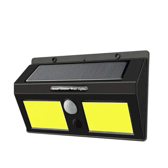 Solar Motion Sensor Light Outdoor: 96 COB LED Double-Sided Lighting with 3 Optional Modes