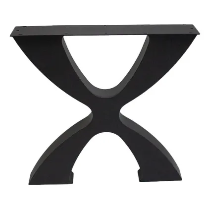 Xavier Handcrafted Black Metal Table Legs