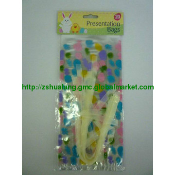 Acetate bag with ribbon