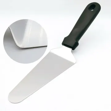 Stainless Steel Cake Baking Spatula Cheese Dessert Knife Pizza Shovel with PP Handle