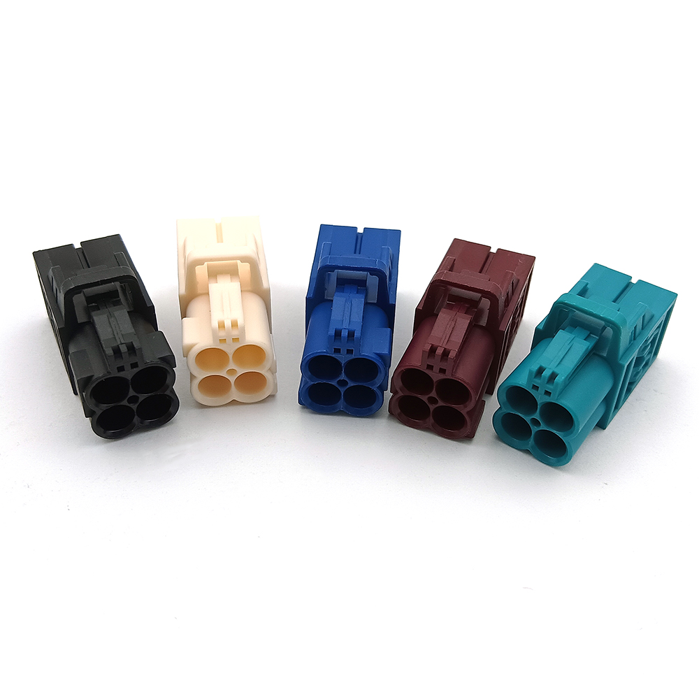 Quad Rosenberger Version Mini Fakra Female Cable Connector