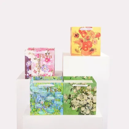 Retro Art Tote Bags: Van Gogh Floral Prints for Fashion & Gifts