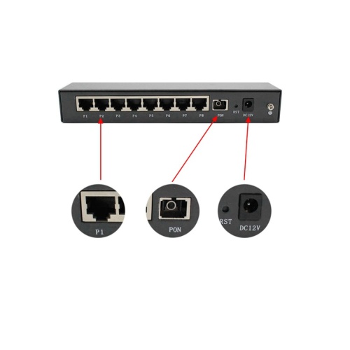 EPON 8FE PD ONU With POE