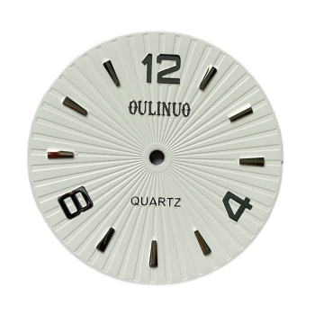 Dial de patrón Sunray en relieve para reloj