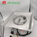 Stainless Steel Gas Square Fire Pit Pan