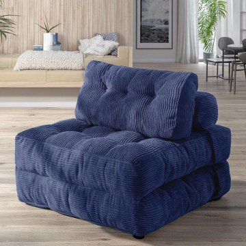 Bequemes faltbares Sofa -Bett mit Kissen und Rückenstütze für Teenager