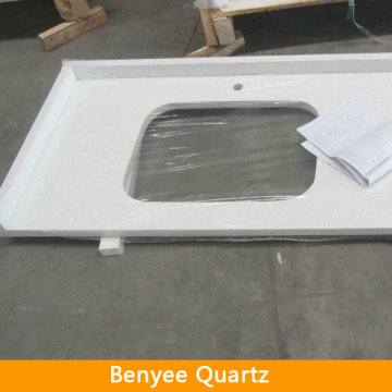 Artificial Quartz Stone And High Quality Bathroom Vanity Top