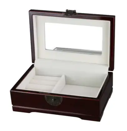 Wooden Jewelry Box with Masterpiece Painting Design