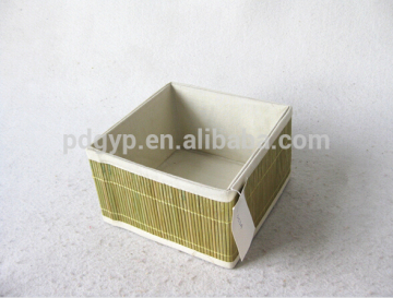 Practical Bamboo Mat Box For Living At Home