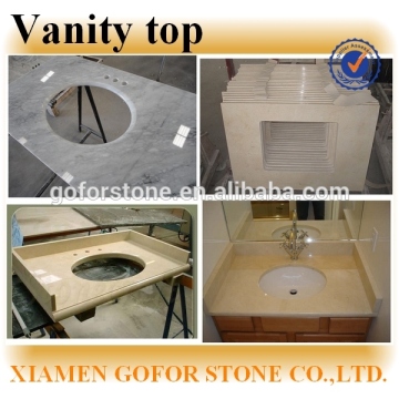 Cultured marble vanity tops,cheap granite vanity top