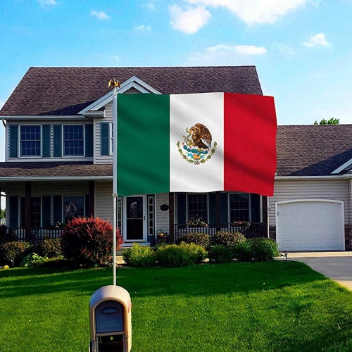double stitched vivid color custom mexico flag
