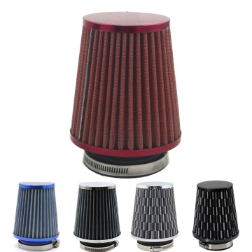 150mm Universal 76mm 3 Inch High Flow Auto Intake Air Filter Cleaner for Cars
