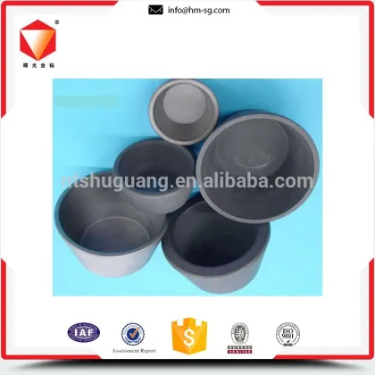 High purity manufacturer supply melting palladium graphite crucible