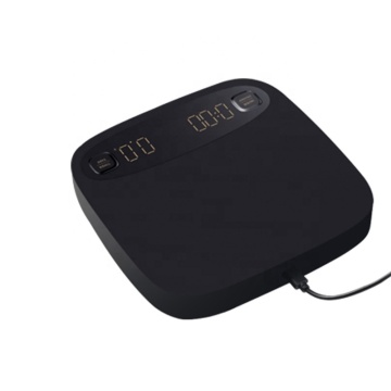 Mini Digital USB Coffee Scale with Timer - 0.1g/2kg Precision for Kitchen