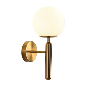 E14 Wall Lamp: Modern Minimalist Nordic LED Glass Iron Wall Light