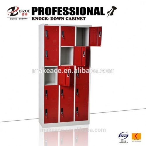 New design 15 door metal locker nightstand