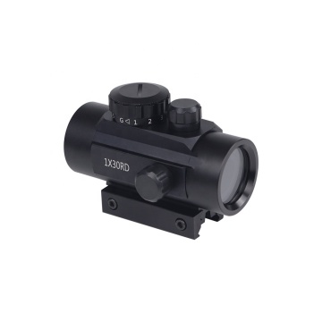 LUGER 1x30 Reflex Sight with Red/Green Dot Scope - Fits 20mm/11mm Rails
