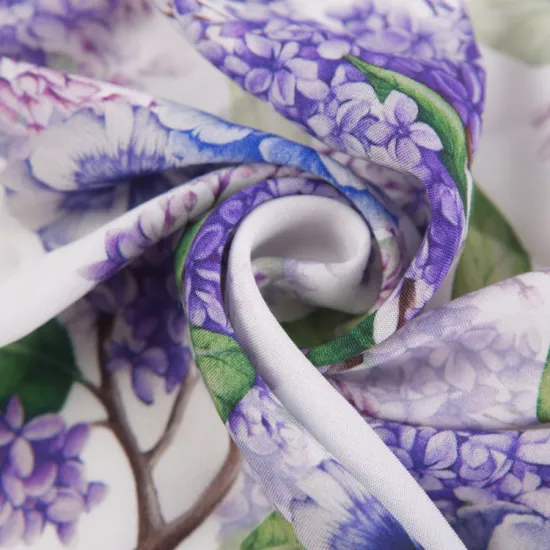 Hot Sale Custom Print Rayon Fabric for Dress - 45S Floral Rayon Fabric