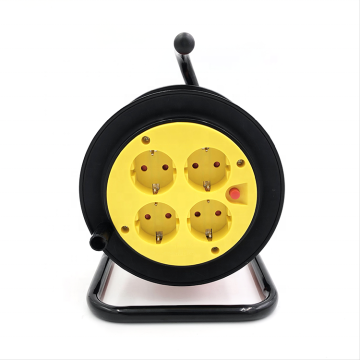 CE GS được chứng nhận 3 pin reel cáp mở rộng nhựa có thể thu vào châu Âu