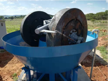 Sudan gold mining 1100 1200A wet pan mill