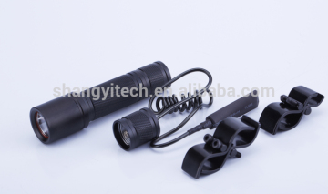 Battery Power Supply Style Led flashlight With Night Version Scope Mount