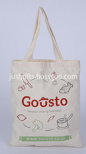 Promotional Canvas Cotton Tote Bags - Silkscreen Printed LOGO