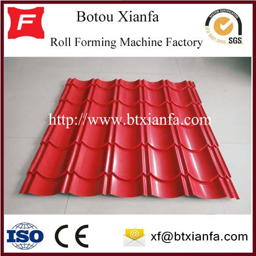 Full Automatic Roof Glazed Tile Roll Forming Machine