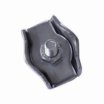 Stainless steel simplex wire rope clip, made of AISI 304 and 316