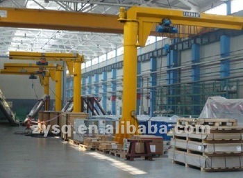 Fixed-column style slewing jib crane 1ton