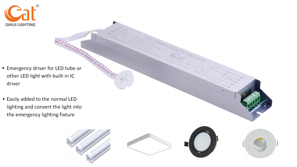 Led Emergency Driver For Led Tubes