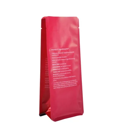 Gusseted Heat-Sealable Ziplock Plastic Coffee Bags For Business