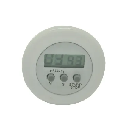 Colorful round magnetic three press digital timer
